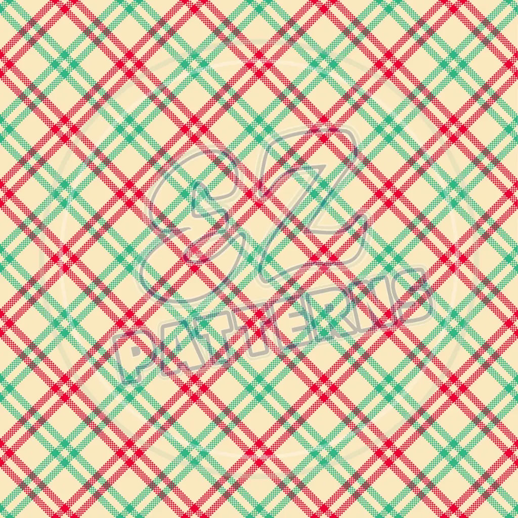 Cozy Plaid 018 - Small Pattern Printed Vinyl