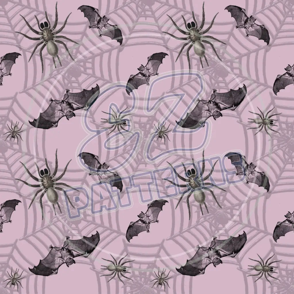 Creepy Crawly Skulls 007 Printed Pattern Vinyl