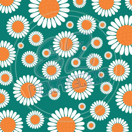 Daisy Crazy 002 Printed Pattern Vinyl