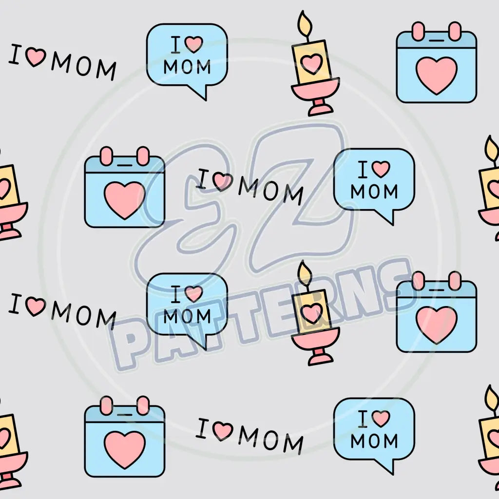 Doodle Mom 010 Printed Pattern Vinyl