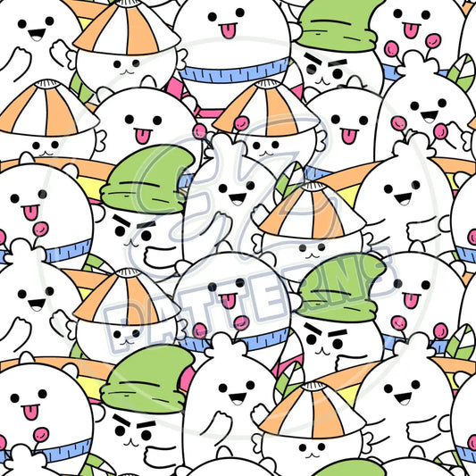 Dumpling Dudes 004 Printed Pattern Vinyl