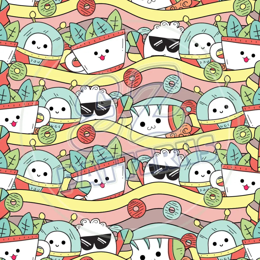 Dumpling Dudes 005 Printed Pattern Vinyl