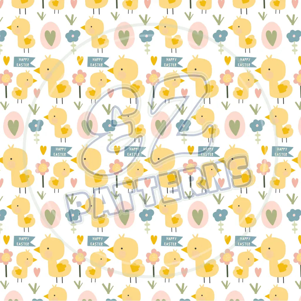 Easter Friends 004 Printed Pattern Vinyl