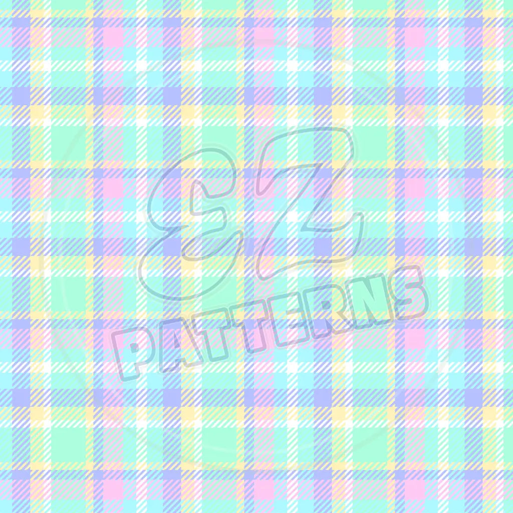 Easter Plaid 001 Printed Pattern Vinyl