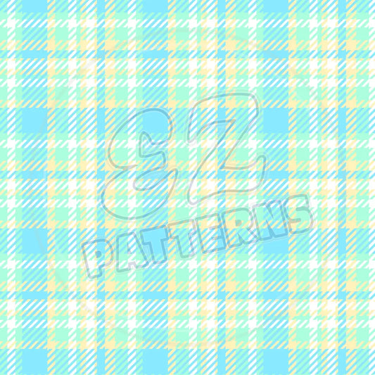 Easter Plaid 002 Printed Pattern Vinyl