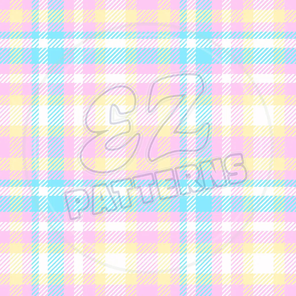 Easter Plaid 008 Printed Pattern Vinyl