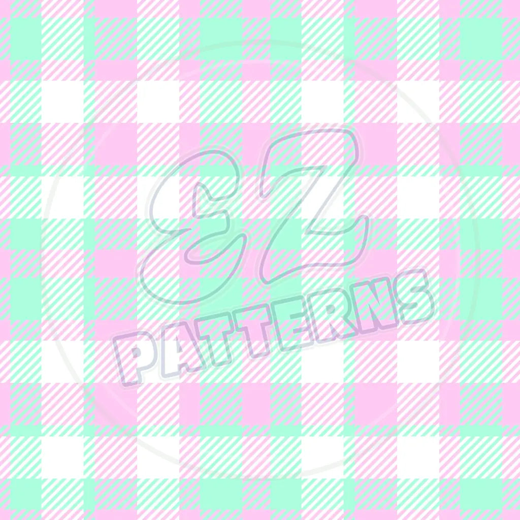 Easter Plaid 011 Printed Pattern Vinyl