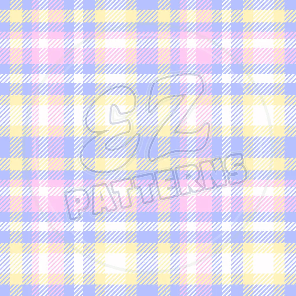 Easter Plaid 012 Printed Pattern Vinyl