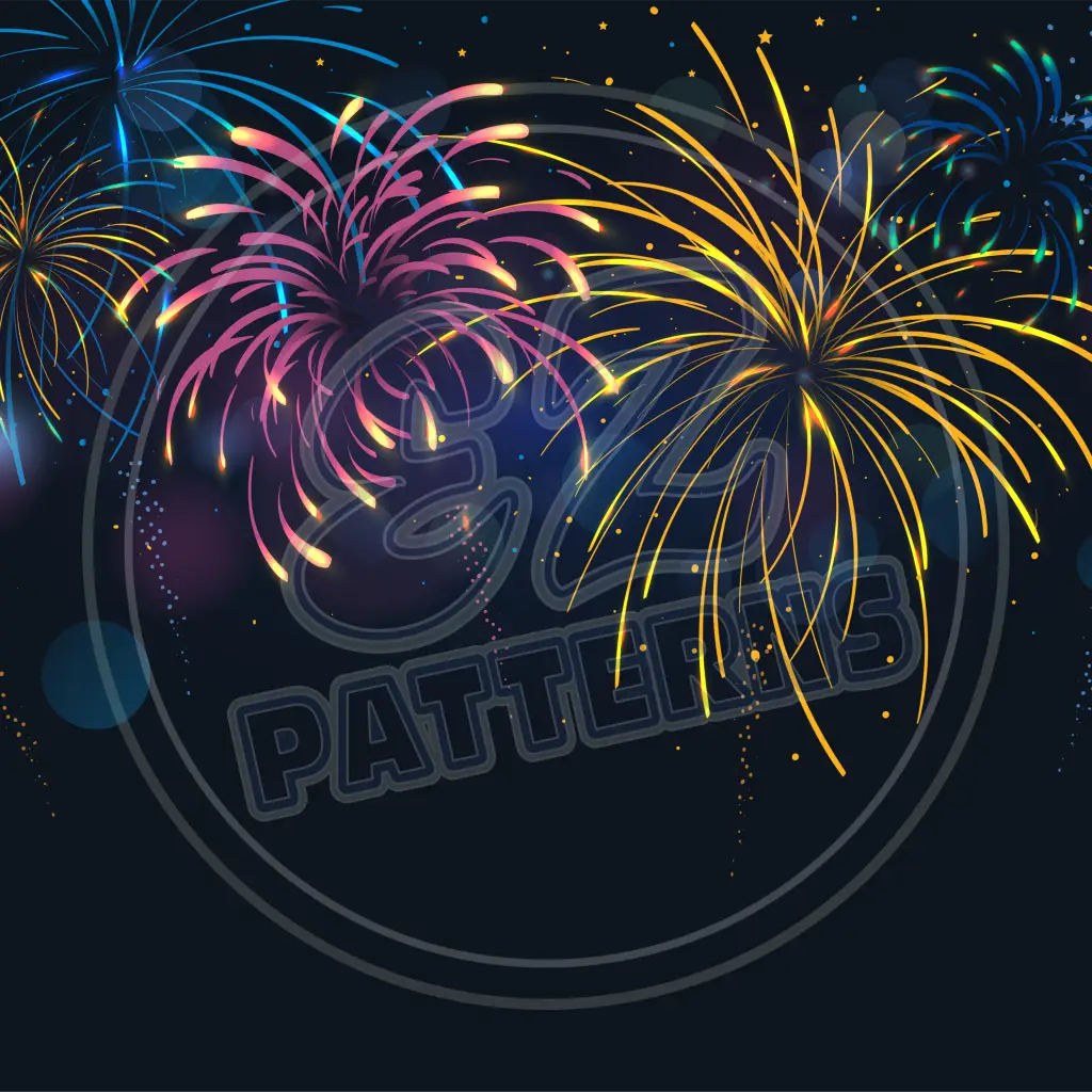 Fireworks 004 Printed Pattern Vinyl