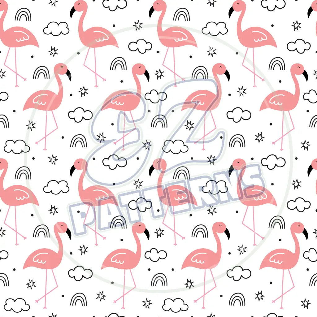 Flamingo Friends 011 Printed Pattern Vinyl