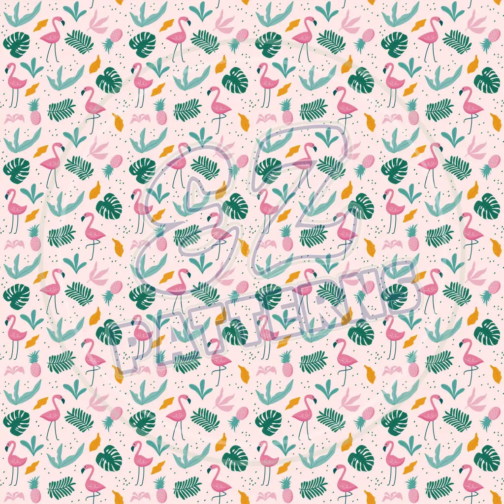 Flamingo Friends 017 Printed Pattern Vinyl