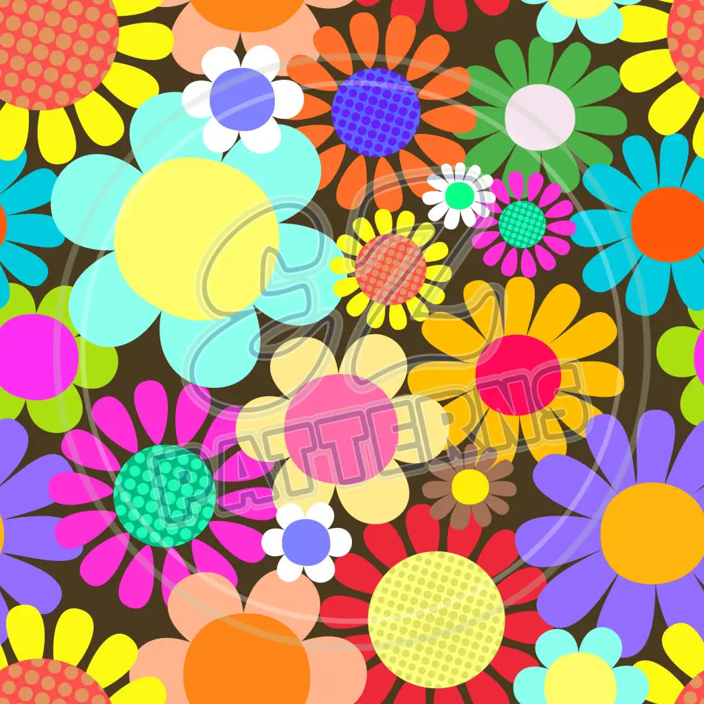 Flower Power 006 Printed Pattern Vinyl