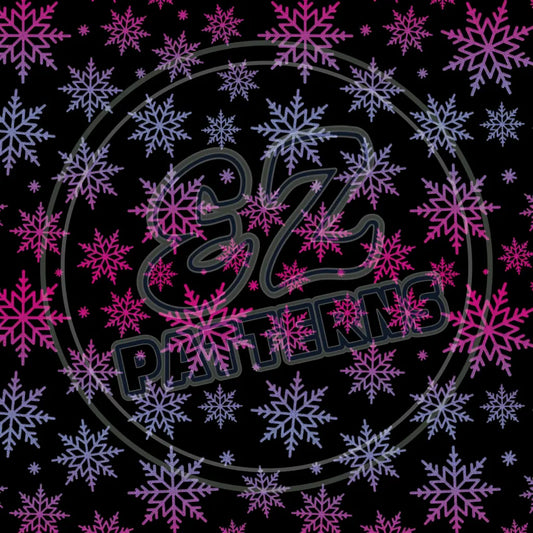 Frozen Flakes 008 Printed Pattern Vinyl