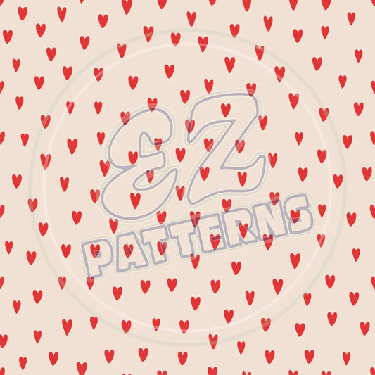 Funky Hearts 007 Printed Pattern Vinyl