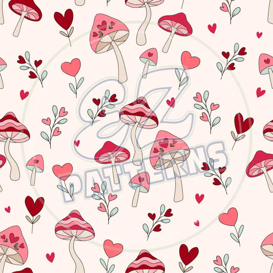 Funky Hearts 010 Printed Pattern Vinyl