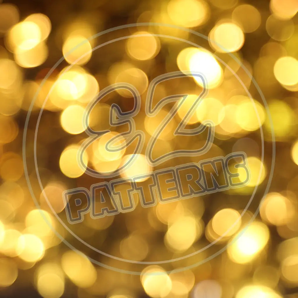 Gold Bokeh 005 Printed Pattern Vinyl