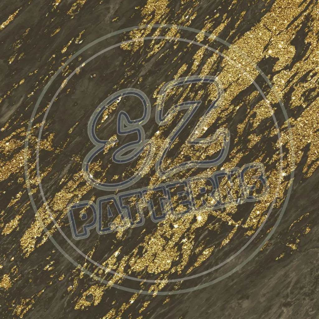 Black & Gold Marble 004 Printed Pattern Vinyl