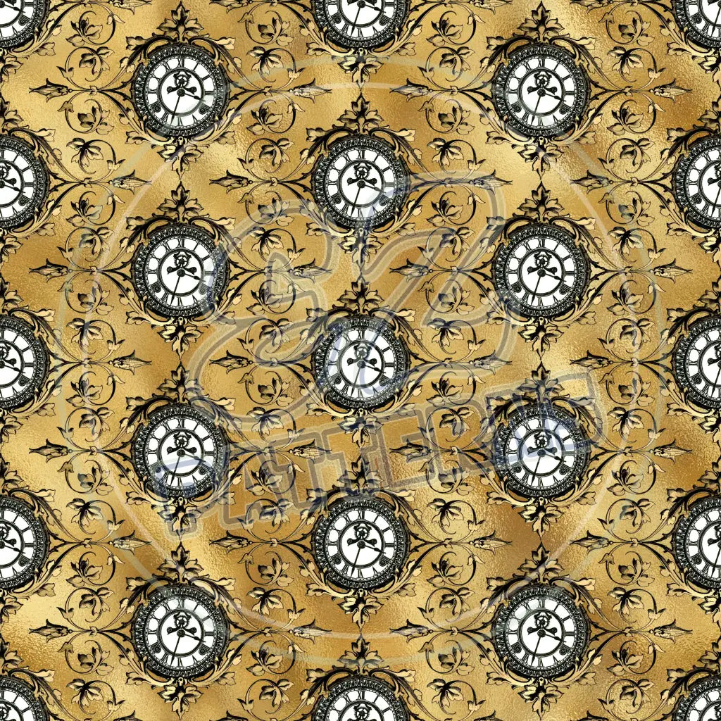 Gothic Gold 004 Printed Pattern Vinyl