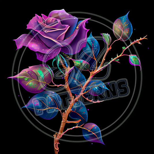 Gothic Rose 007 Printed Pattern Vinyl