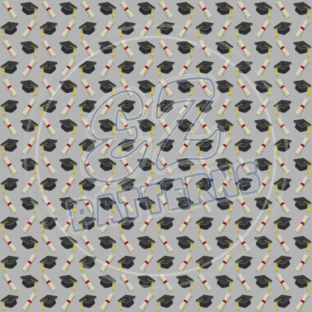 Gray Gold Grad 001 Printed Pattern Vinyl