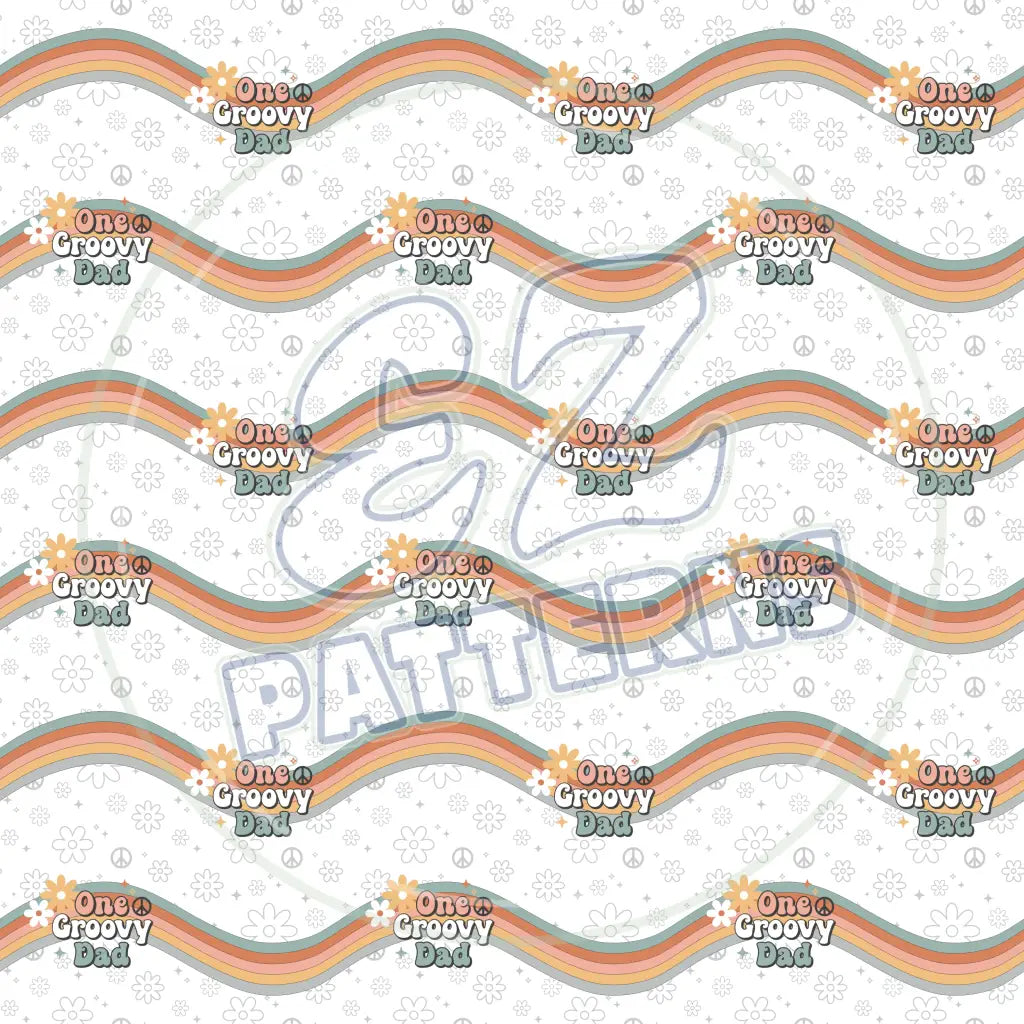 Groovy Dad 005 Printed Pattern Vinyl