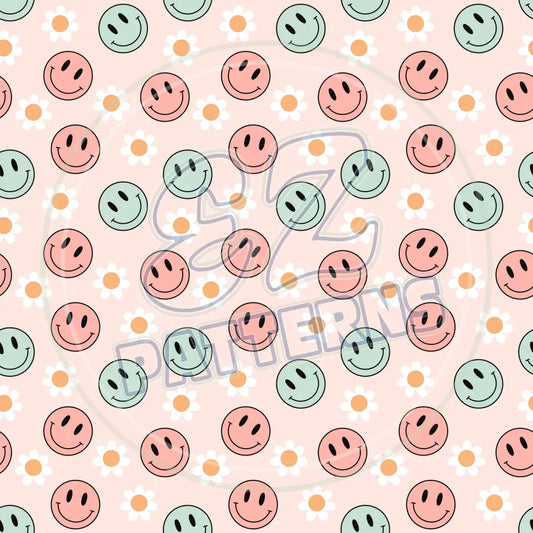 Groovy Smiley 007 Printed Pattern Vinyl