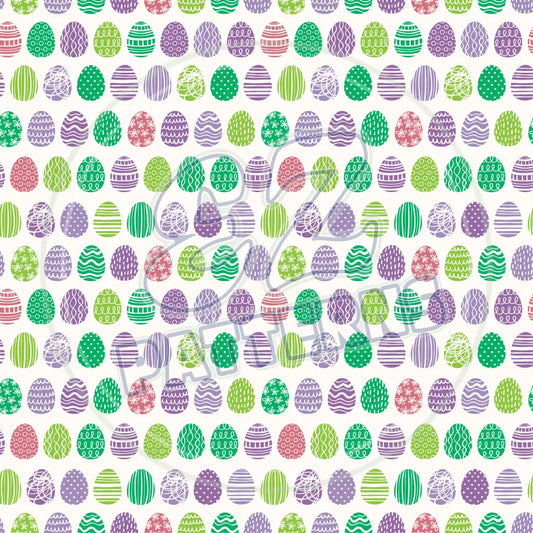 Happy Easter 001 Printed Pattern Vinyl