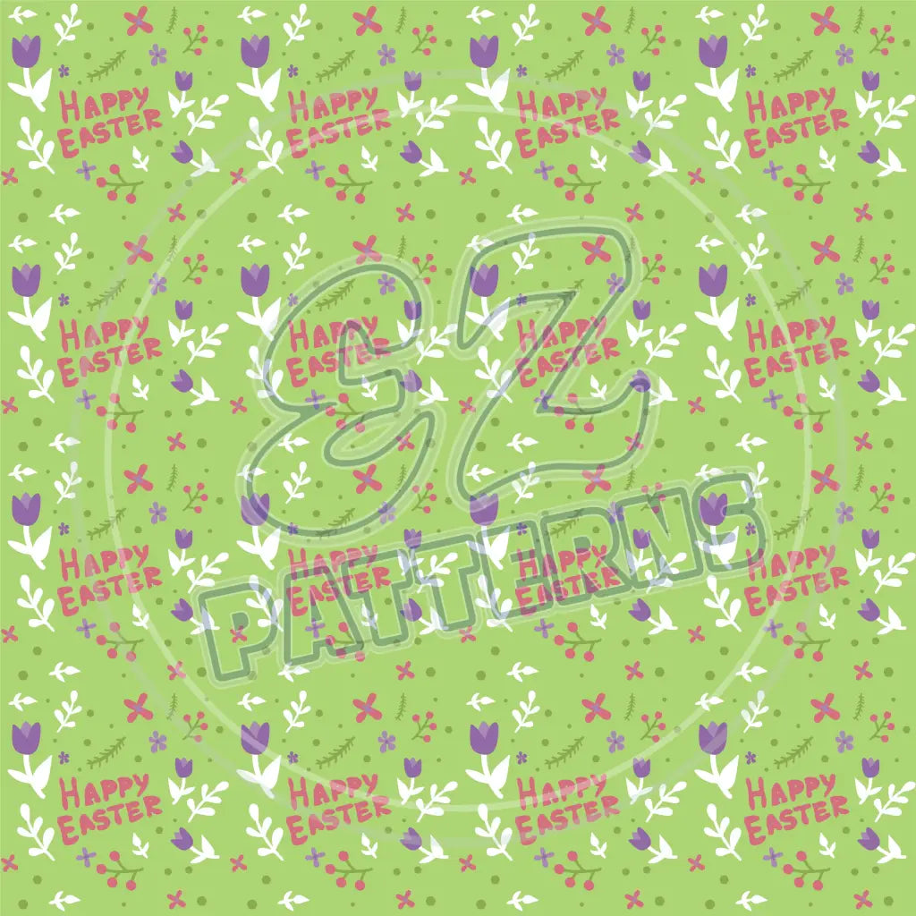 Happy Easter 003 Printed Pattern Vinyl