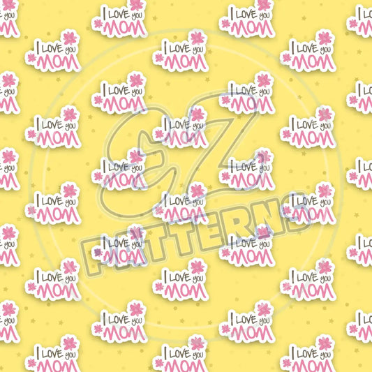 Happy Mothers Day 001 Printed Pattern Vinyl