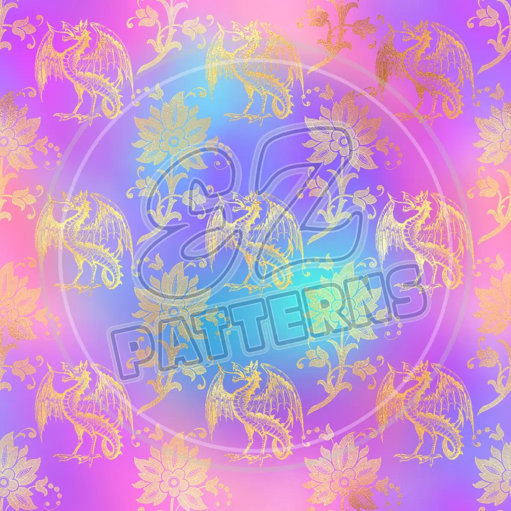 Neon Fantasy 002 Printed Pattern Vinyl