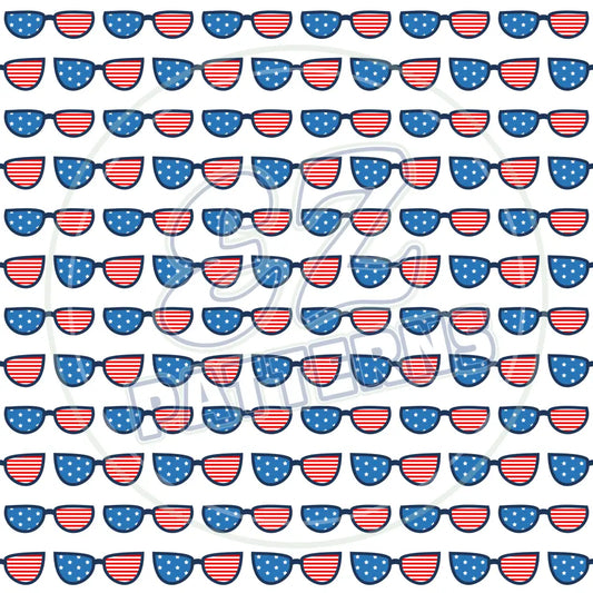 July 4Th Beach Party 001 Printed Pattern Vinyl