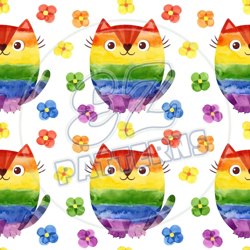 Light Rainbow 001 Printed Pattern Vinyl