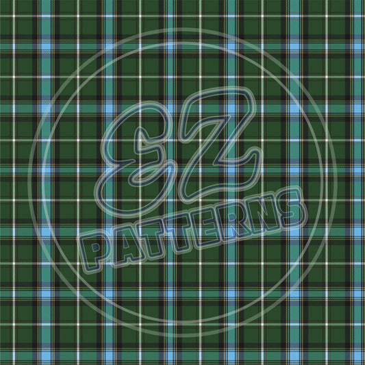 Maritime Tartan LAB 006 - Printed Pattern Vinyl