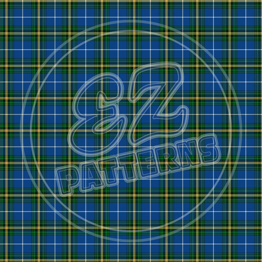 Maritime Tartan NS 001 - Small Pattern - Printed Pattern Vinyl