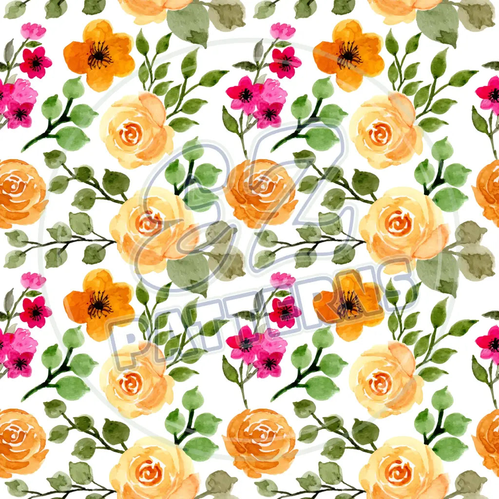 Meadow Bloom 001 Printed Pattern Vinyl