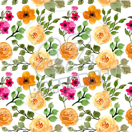 Meadow Bloom 001 Printed Pattern Vinyl