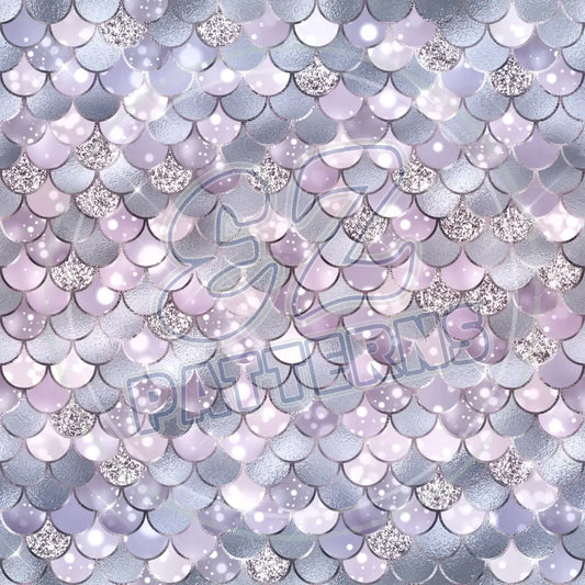 Mermaid Glitter 006 Printed Pattern Vinyl