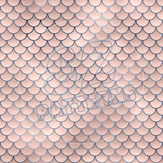 Mermaid Scales 001 Printed Pattern Vinyl