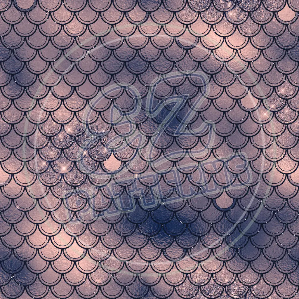 Mermaid Scales 010 Printed Pattern Vinyl