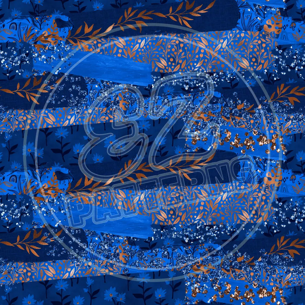 Midnight Copper 009 Printed Pattern Vinyl