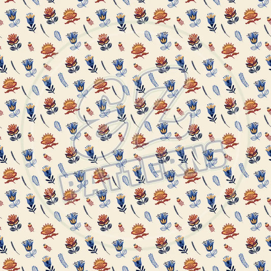 Modern Folk 007 Printed Pattern Vinyl