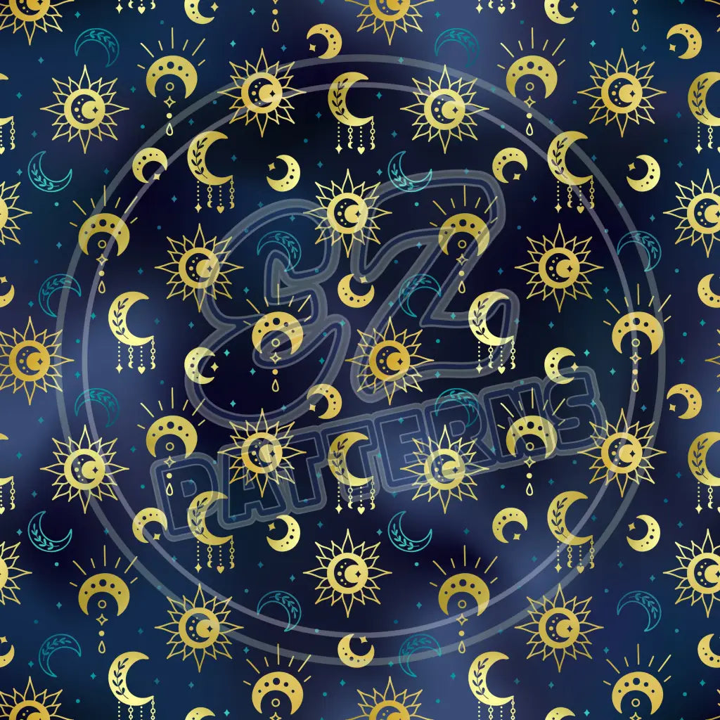 Moon Magic 001 Printed Pattern Vinyl