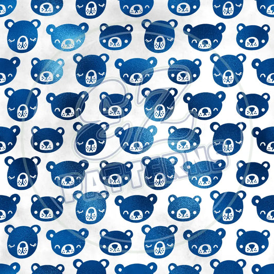 Navy Nursery 010 Printed Pattern Vinyl