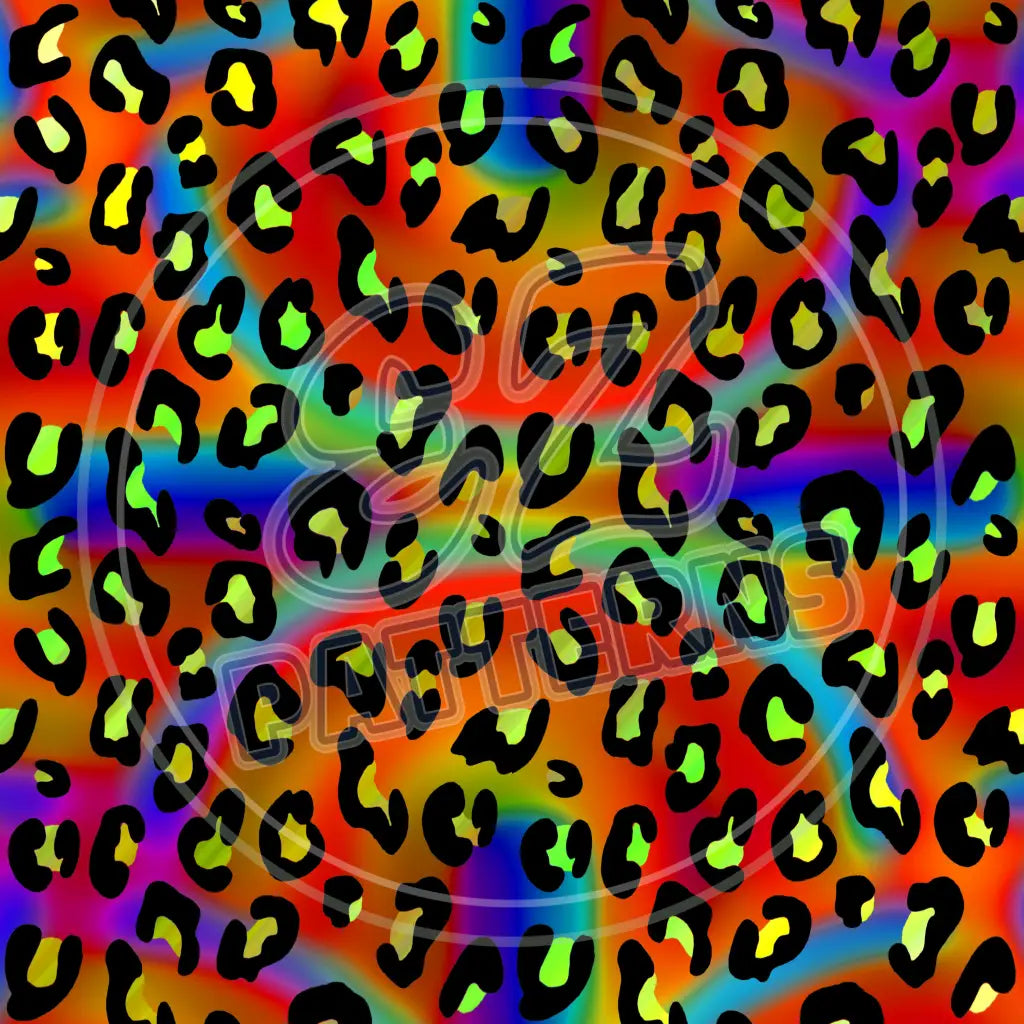 Neon Leopard 003 Printed Pattern Vinyl