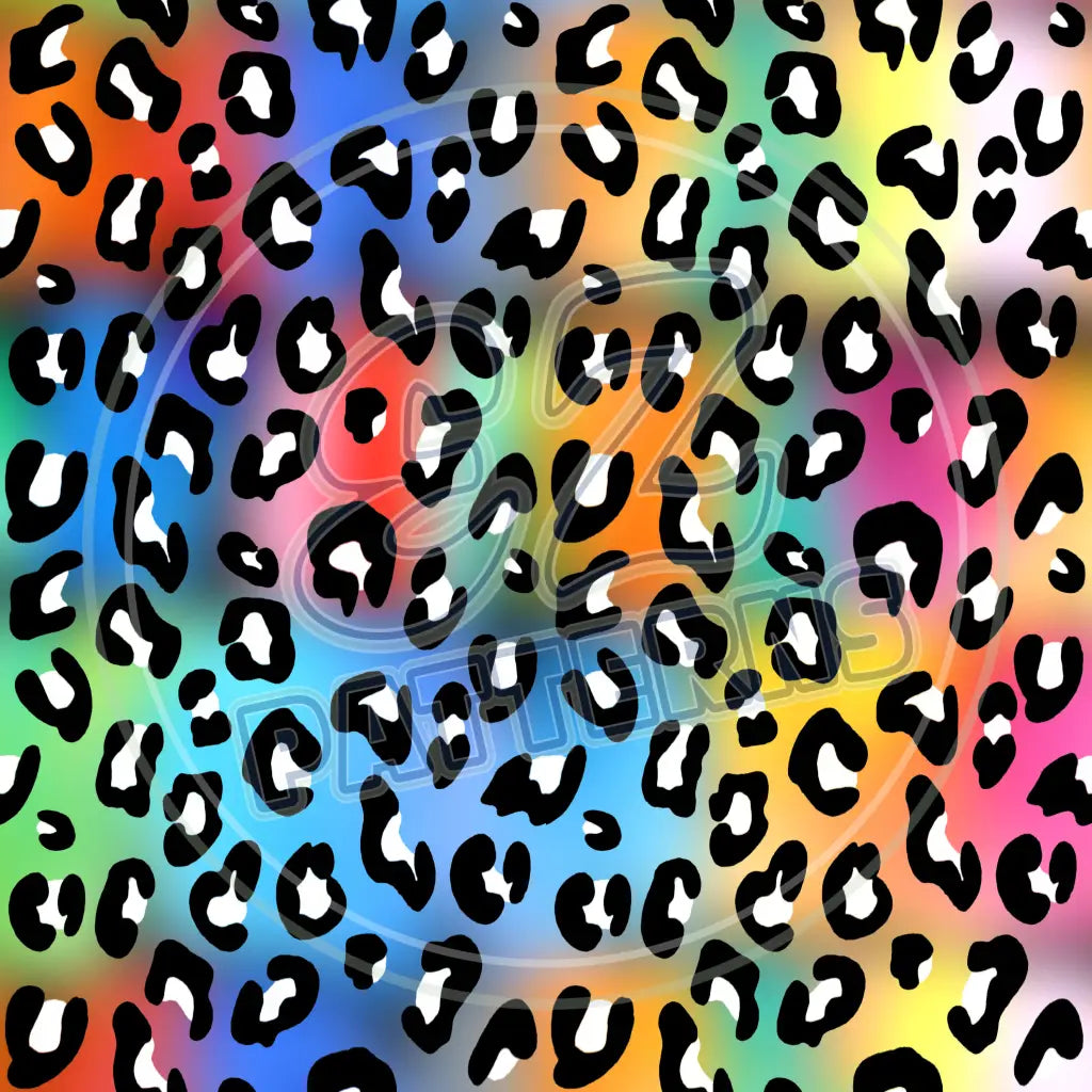 Neon Leopard 004 Printed Pattern Vinyl