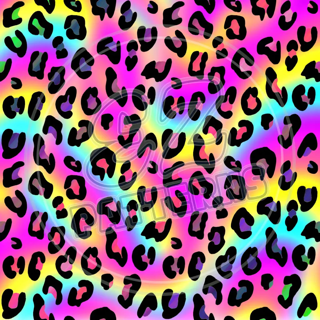 Neon Leopard 011 Printed Pattern Vinyl