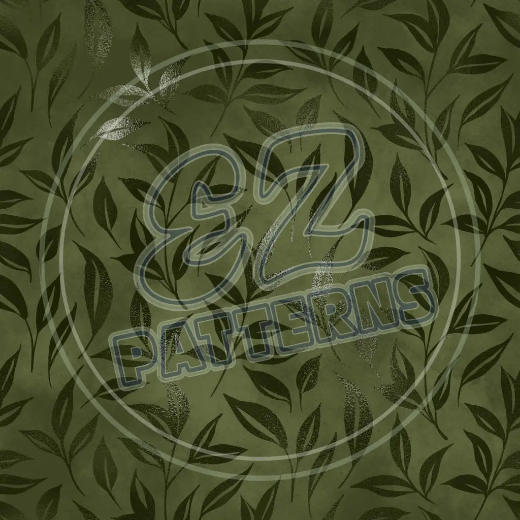 Olive Gold 007 Printed Pattern Vinyl