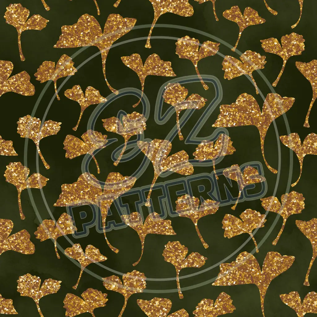 Olive Gold 015 Printed Pattern Vinyl