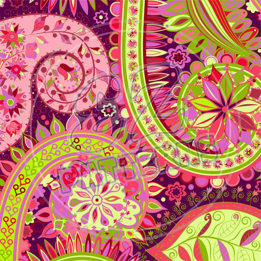 Paisley Dreamer 011 Printed Pattern Vinyl