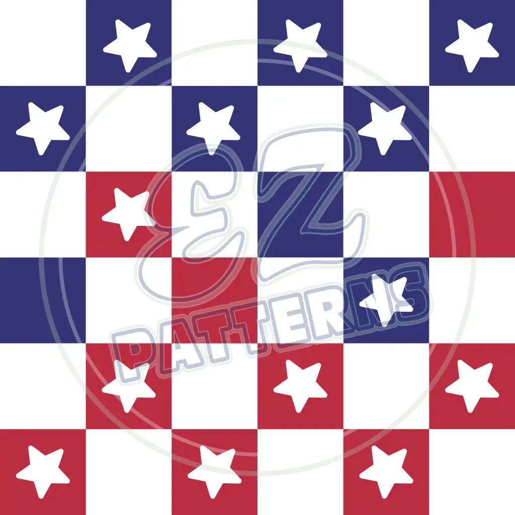 Patriotic Flag 001 Printed Pattern Vinyl